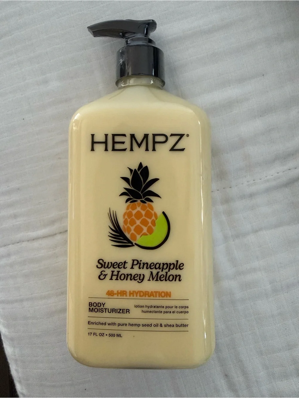 NEW Hempz Sweet Pineapple & Honey Melon Moisturizing Body Lotion 17 FL OZ